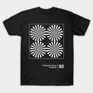 Propeller - Minimalist Style Graphic Artwork T-Shirt